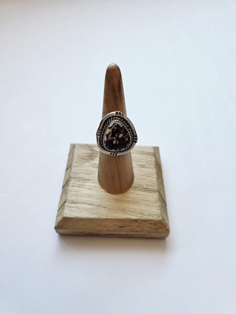 Wild Horse Sterling Silver Statement Ring Native American Handmade